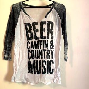 Quarter length tee shirt